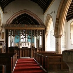 Interior of All Saints, Holton cum Beckering