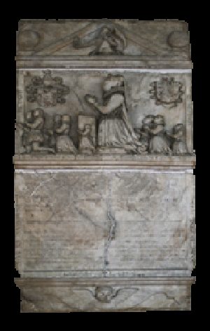 Monument at St Oswald's Church, Rand