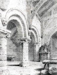 Interior of All Saints Church, Wragby